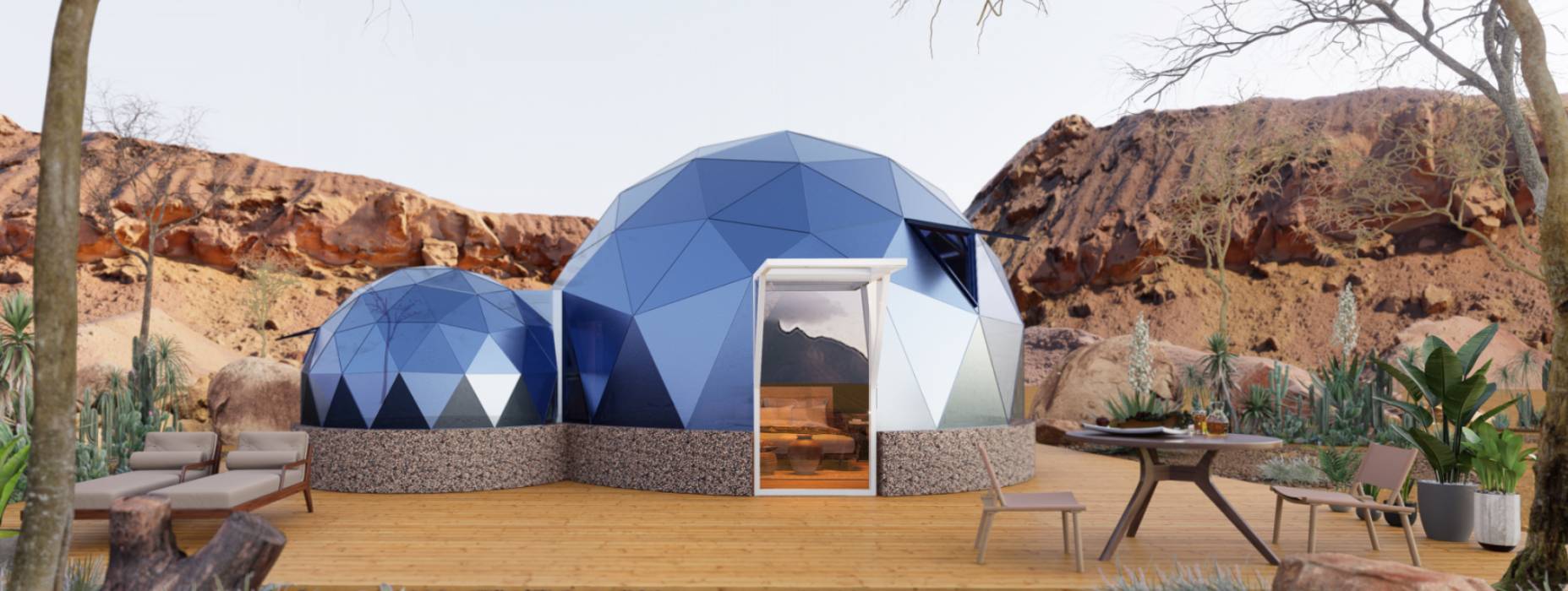 松阳县球形智能光伏玻璃星空房